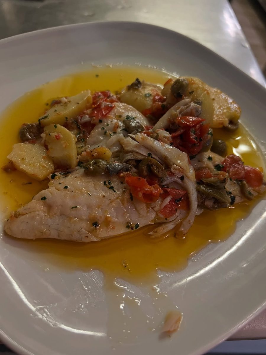 Filetto di orata alla ligure
